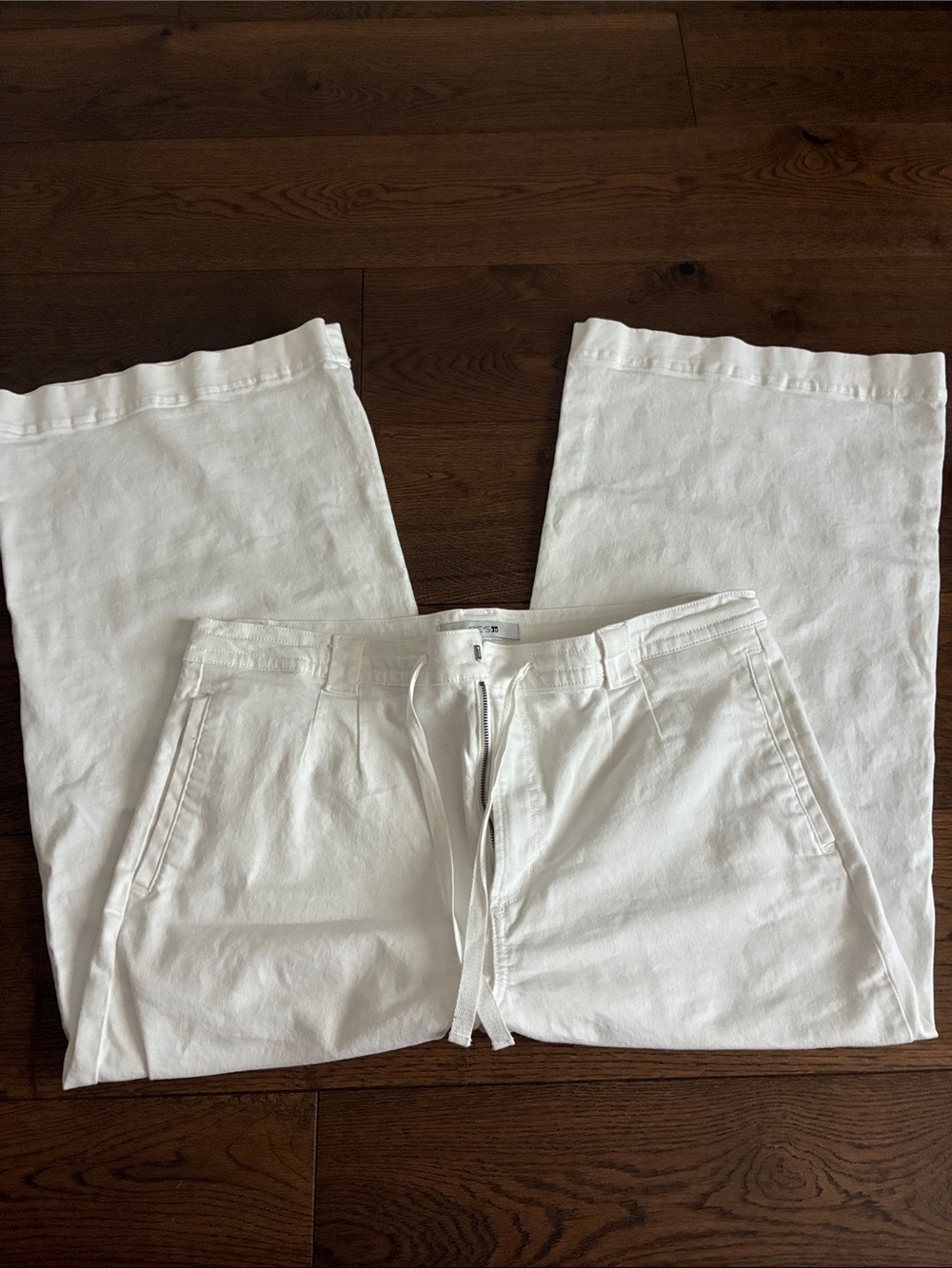 Joe's Jeans White Straight Leg Jeans
